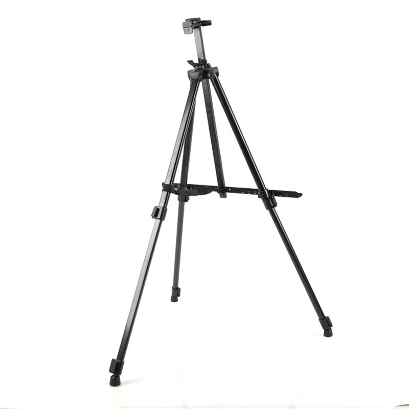 加厚金属便携式折叠画架数字油画画板支架铁画架三角架展示架升降