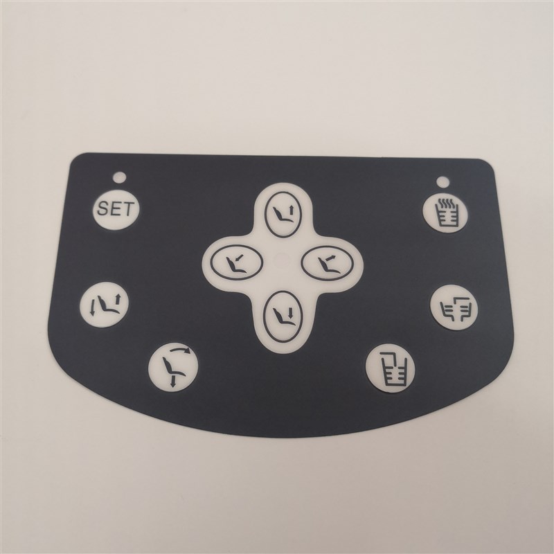 牙科配件拓建牙椅主控开关按键膜盛田302控制面板贴PVC不干胶标签