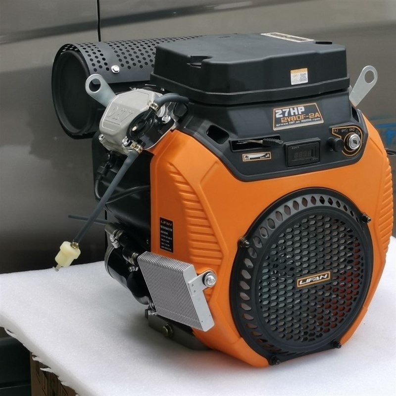 力帆22HP24马力双缸汽油机发动机2V78F高压清洗机2v80F27马力吸沙