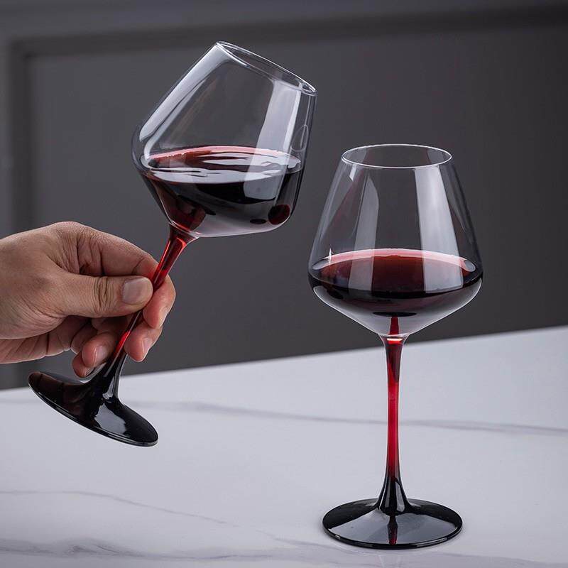 红酒酒杯架子轻奢高档高脚杯倒挂创意欧式酒瓶展示