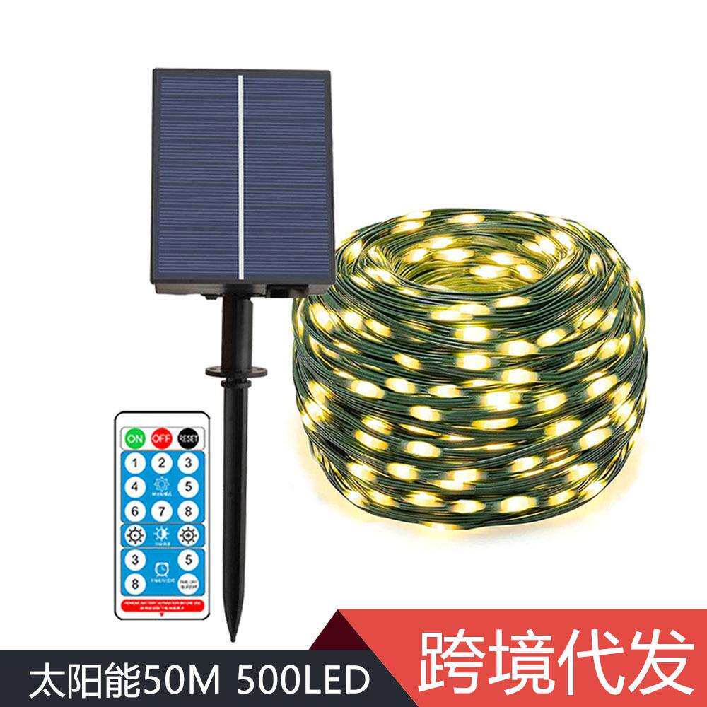 led皮线灯串墨绿色水庭院街道户外亮化彩灯圣诞节日绿线小串灯装