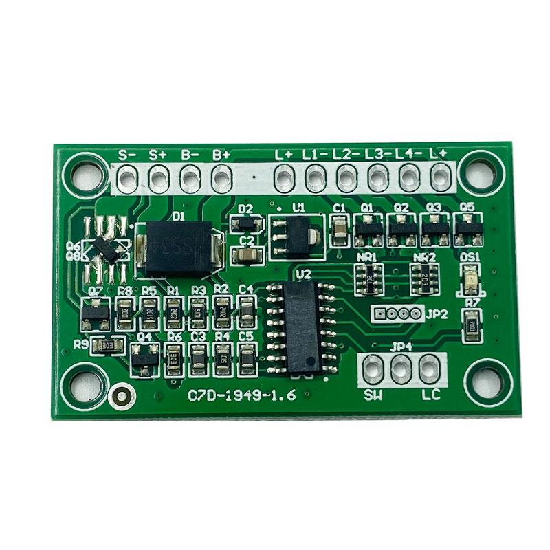 6V12V太阳能爆闪灯控制器7.4V11.1V太阳能交通指示灯黄闪灯电路板