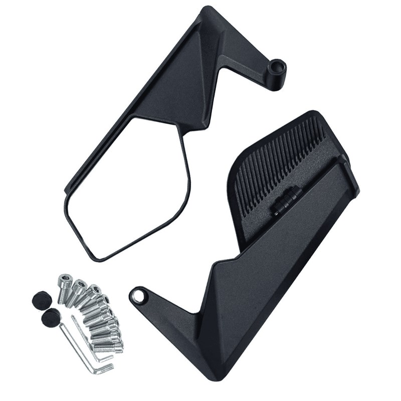 新款二代定风翼后照镜九号 MZMIX/机械师直上改装翻转刀锋反光镜