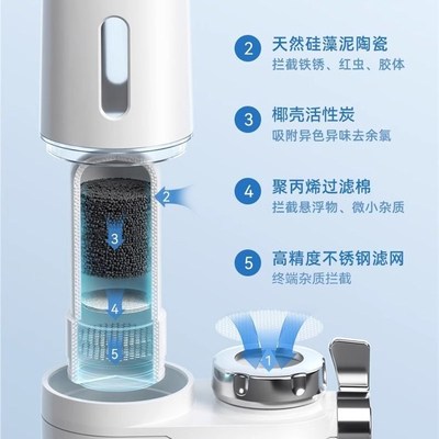 松下水龙头过滤器净水器超滤直饮厨房家用自来水预过滤净水器