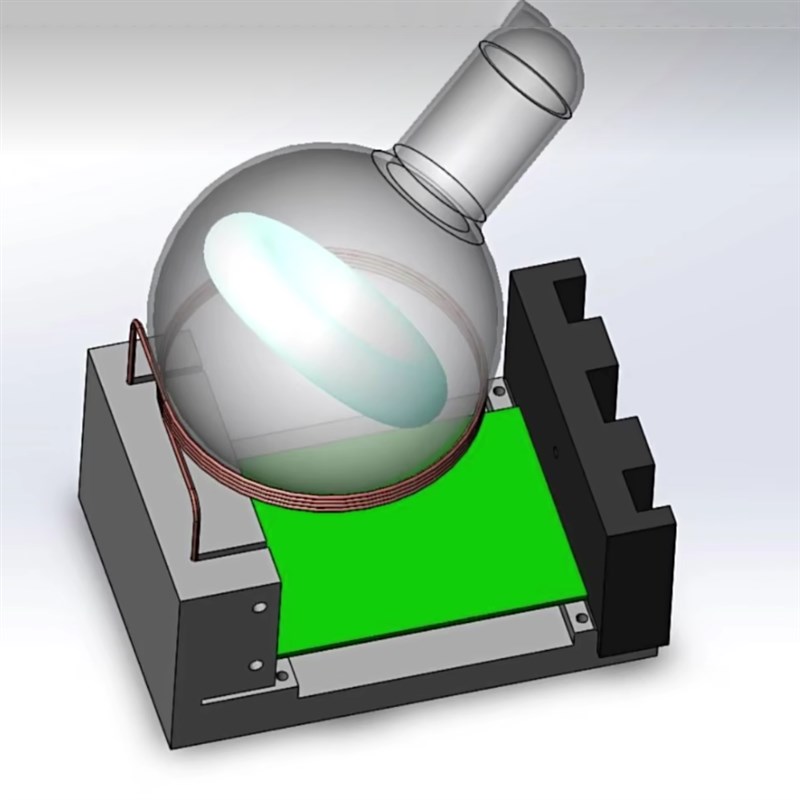 离子环惰性玻璃球气体球氙气灯环形振荡电路无线点灯聚变环聚能环
