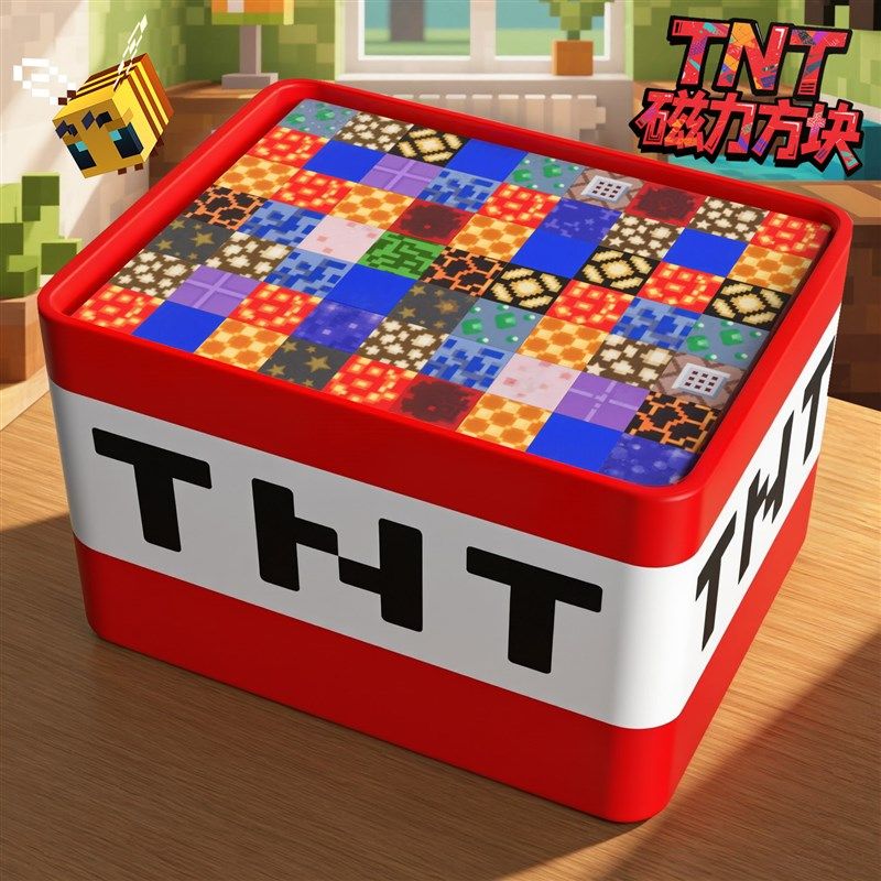 我的世界磁力方块磁吸积木全套正版磁铁拼图儿童男孩玩具拼装模型