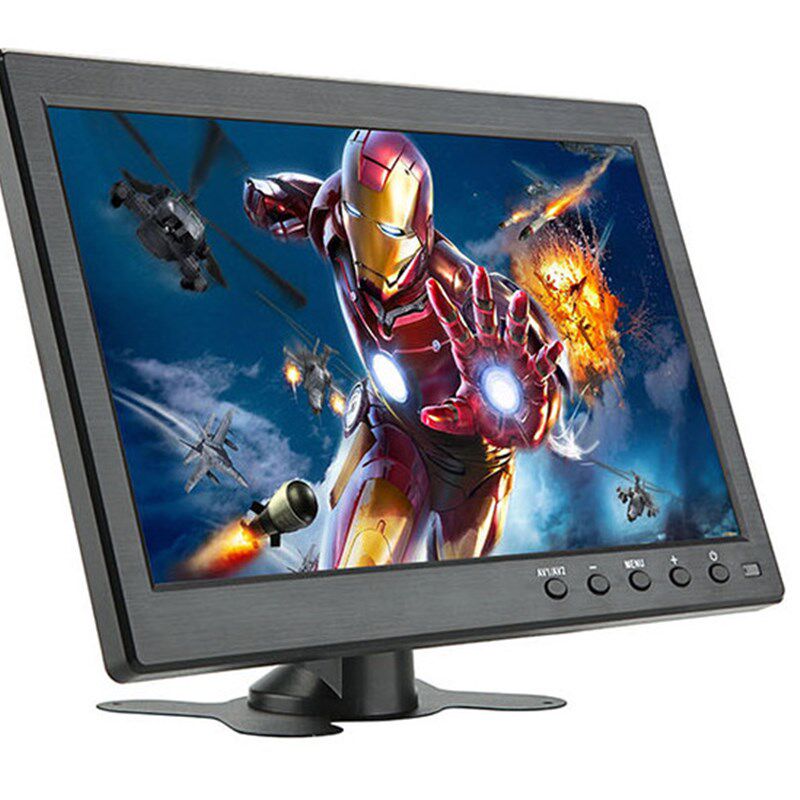 10.1寸1920*1080高清HDMI监视器LED显示屏工业安防壁挂式电脑VGA