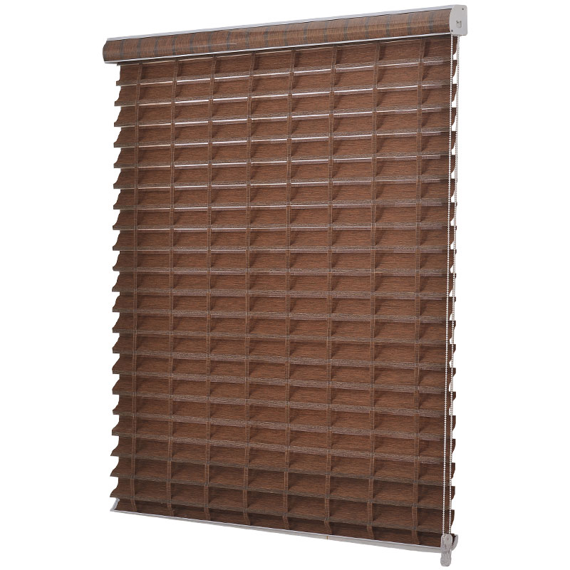 香格里拉窗帘升降卷帘客厅书房办公遮光遮阳帘免打孔安装百叶窗帘