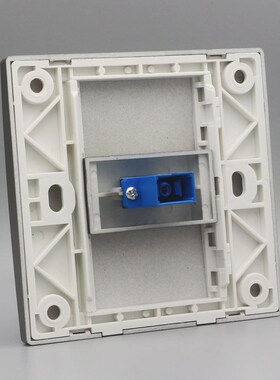 深灰色86型一位SC光纤面板电脑光纤宽带模块法兰盘光纤线墙壁插座