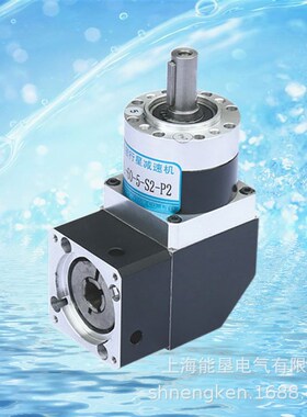 精密行星减速机斜齿转角减速器L型直角减速机配WPLE80伺服步进