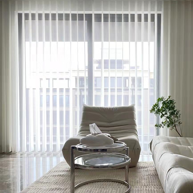 垂帘垂直帘梦幻帘竖百叶窗帘遮光防晒客厅卧室阳台隔断电动智能