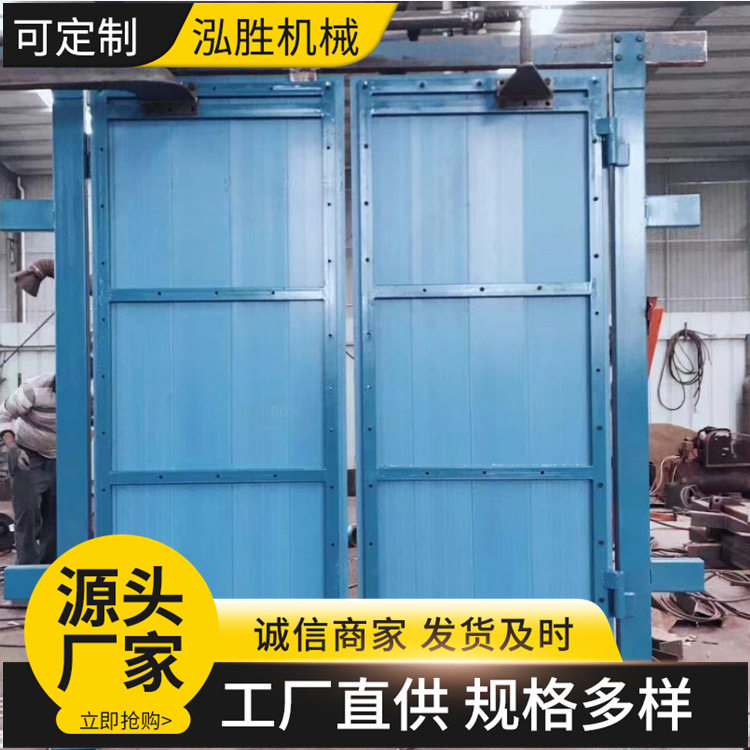 泓胜一件代发矿用巷道无压风门气动闭锁装置正反门矿用无压风门