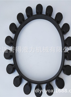 大连誉得液力偶合器配用的梅花弹性块/黑色橡胶圈现货YOX1000