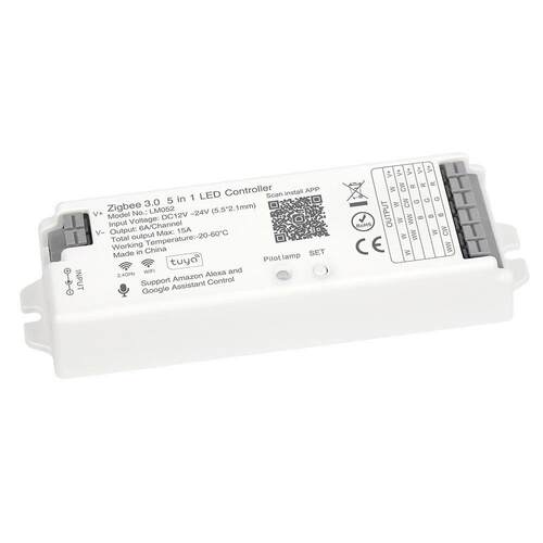 tuya五合一灯带控制器 ZigBee RGBCCT灯带控制器LM052