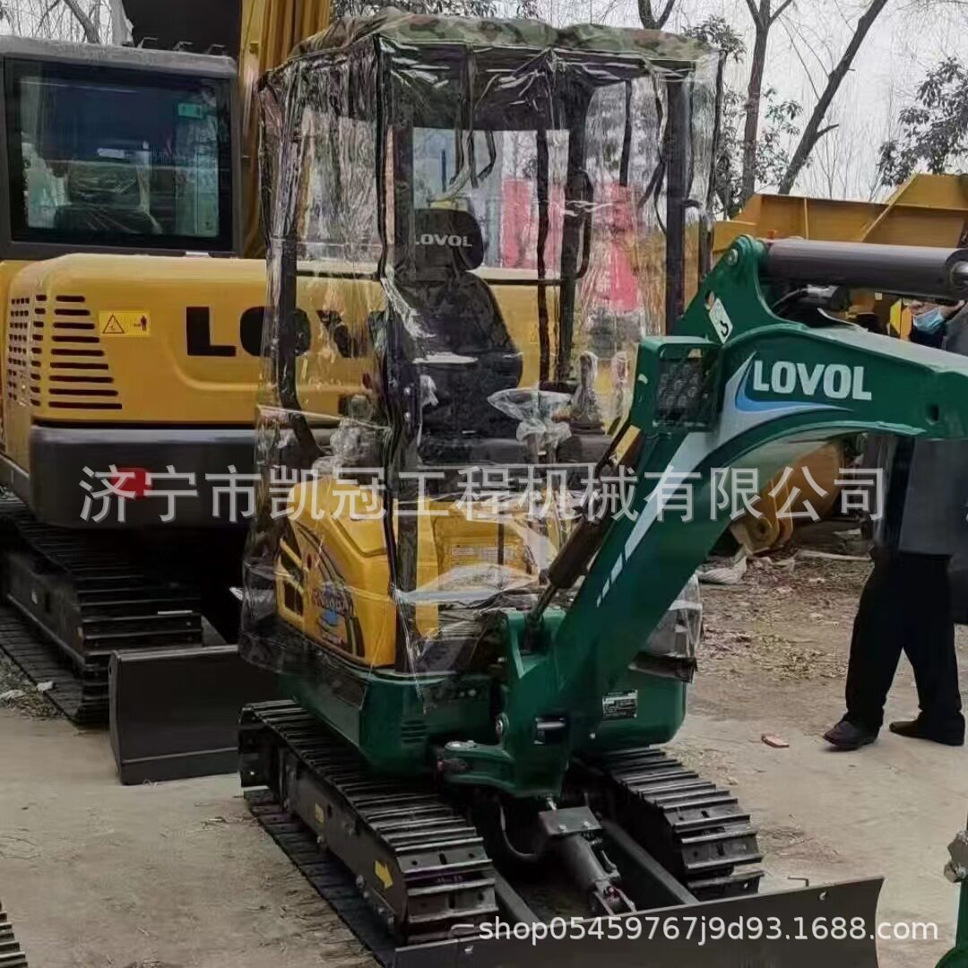 山猫35微挖车衣小型挖掘机驾驶室保暖棚防风车棚雨棚透明罩折叠