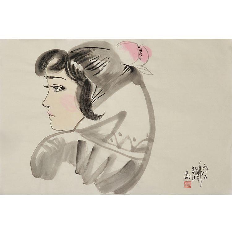 名家刘文西纯手绘装饰画国画水墨画客厅书房玄关画壁画山水画中式
