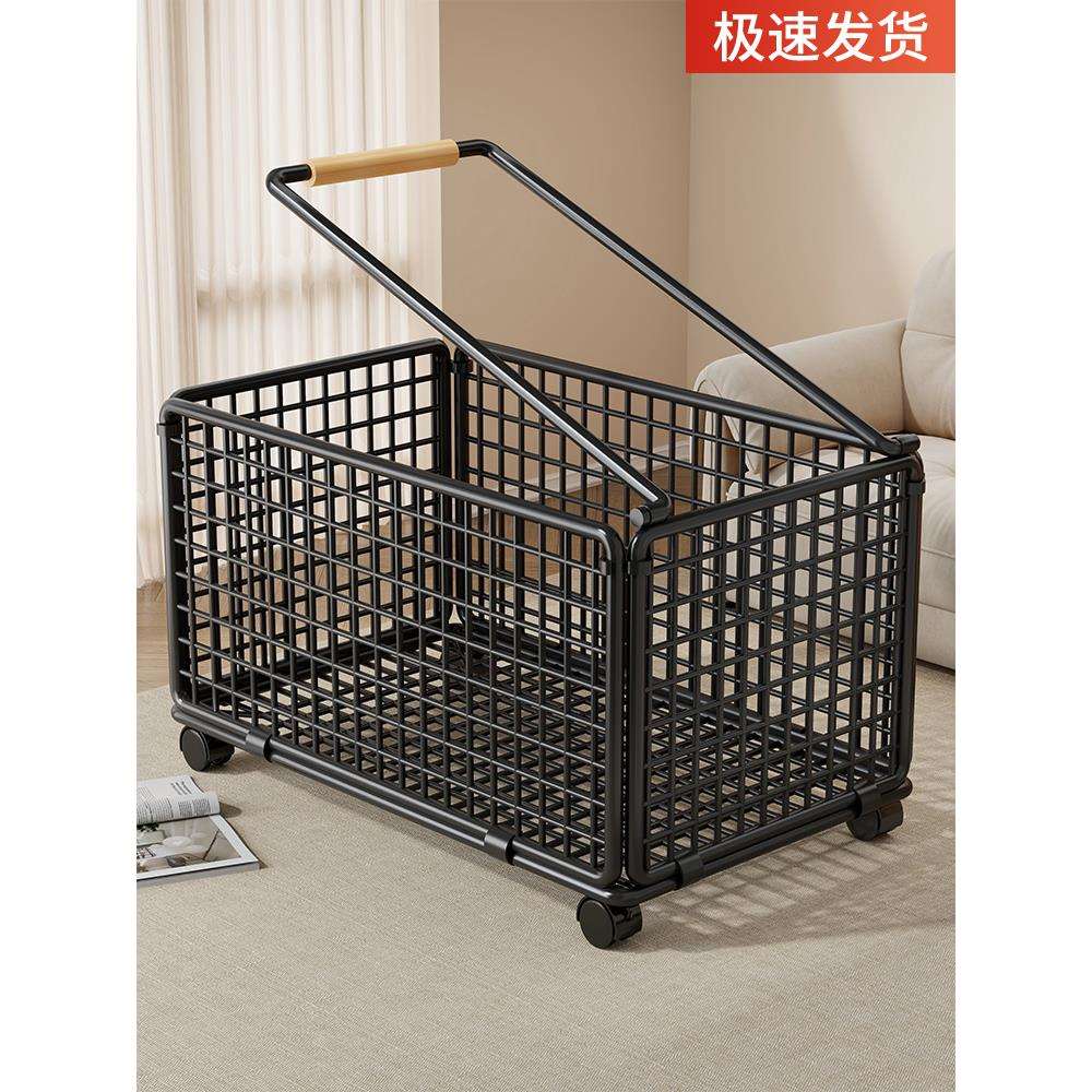 衣物收纳箱大容量超大衣服储物箱家用可移动玩具收纳筐书箱整理箱
