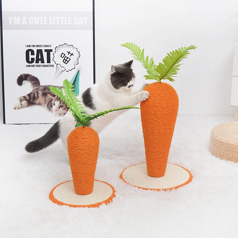 猫爬架猫抓板猫抓柱猫玩具宠物猫咪剑麻胡萝卜用品逗猫棒小猫