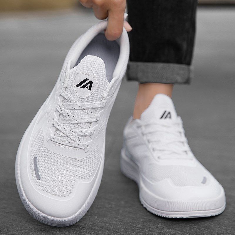 特大码宽脚鞋男4E宽楦鞋轻便宽松老人鞋夏季防臭透气网面休闲板鞋