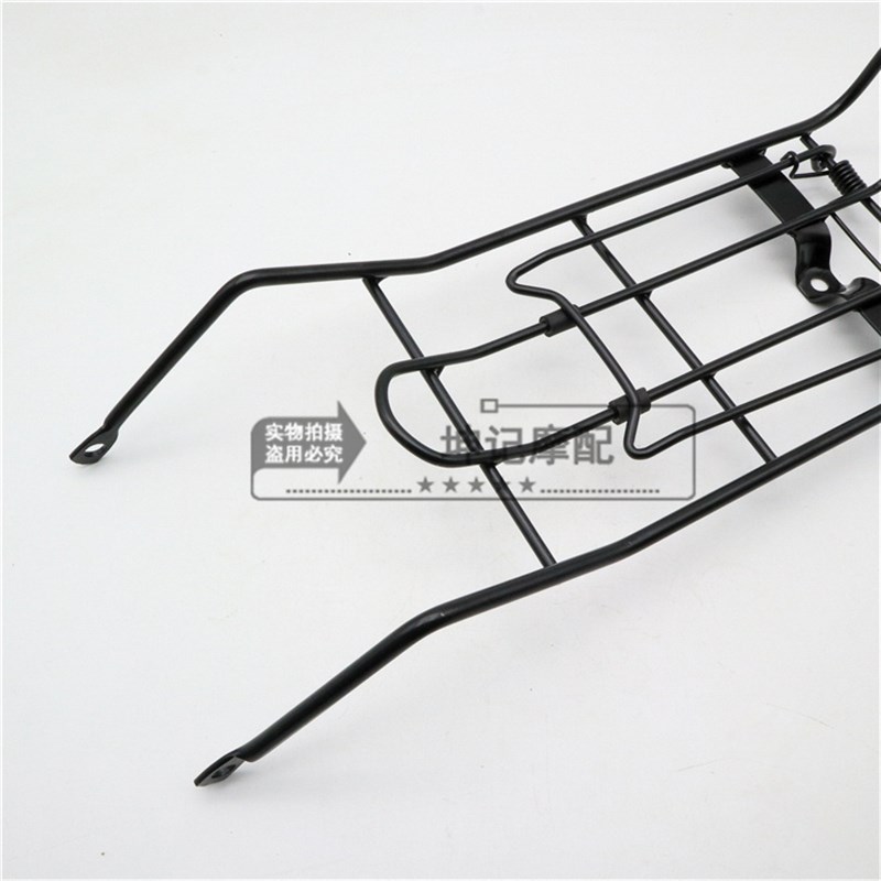 适用铃木国四胜歌赛胜QS110-2A/3/4弯梁摩托车加装中间货架文件夹