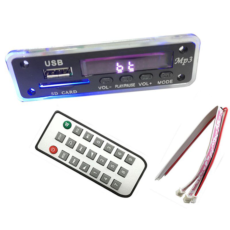 音响加装智能网络电台APP无损解码器12VMP3解码板5.4蓝牙模组板卡