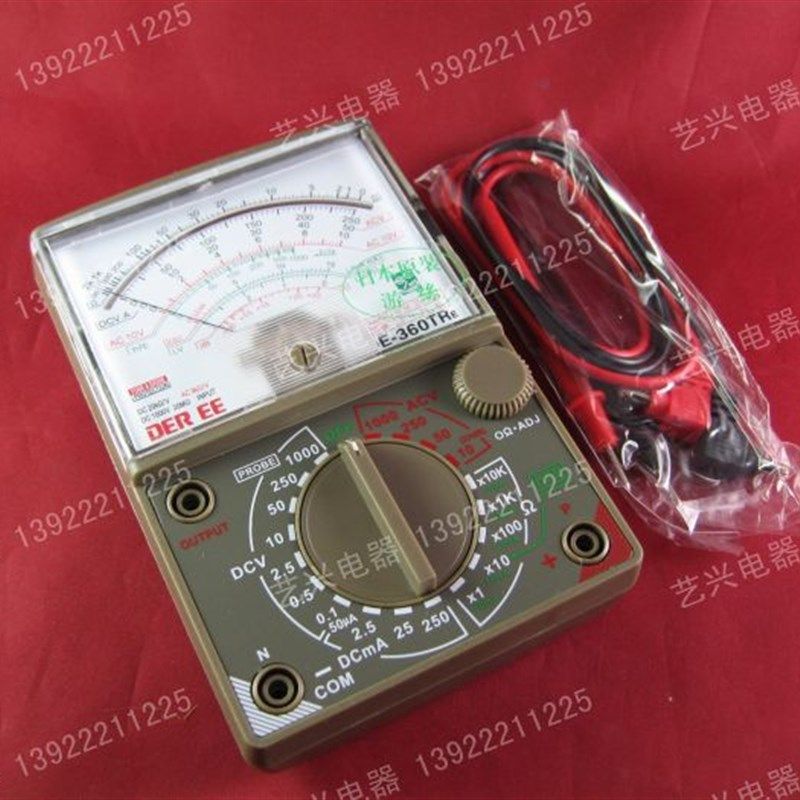 指针式万能表 日本原装进口游丝万用表 DE-360TRE 万用表