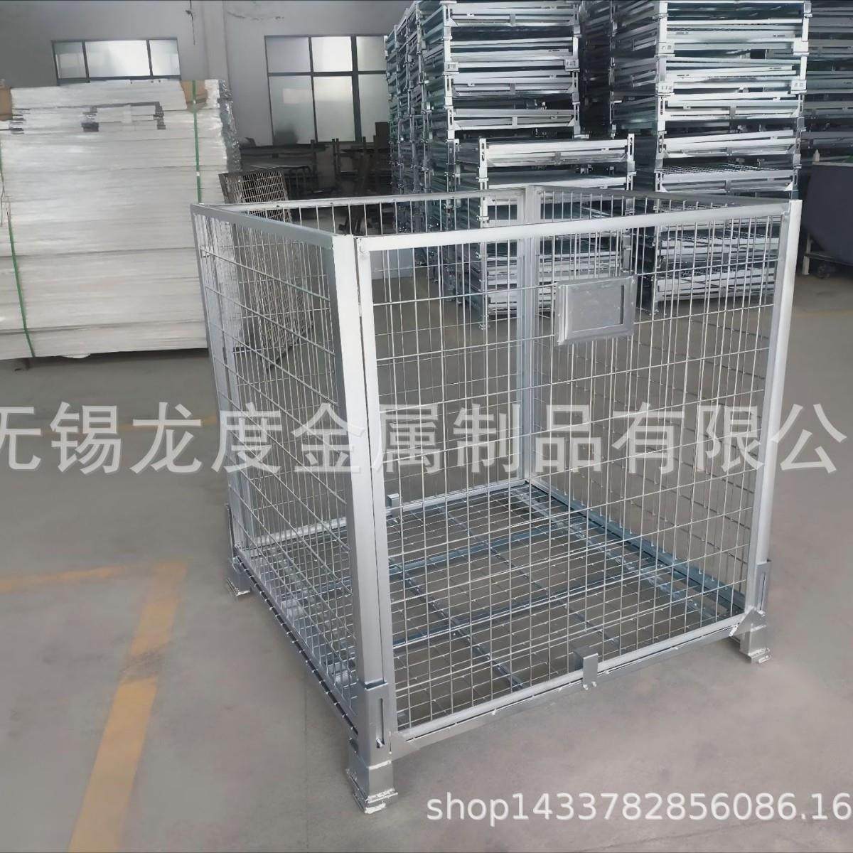 可堆叠瓶胚笼冷镀锌防锈可折叠铁框仓储笼金属网框周转笼饮料笼,五金/工具,仓储笼,淘宝优惠券,粉丝福利购,淘宝优惠卷
