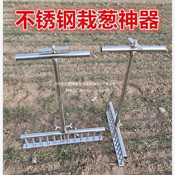 器洋葱移栽机器移苗栽苗叉子自动种葱大葱器种菜打孔栽葱工具