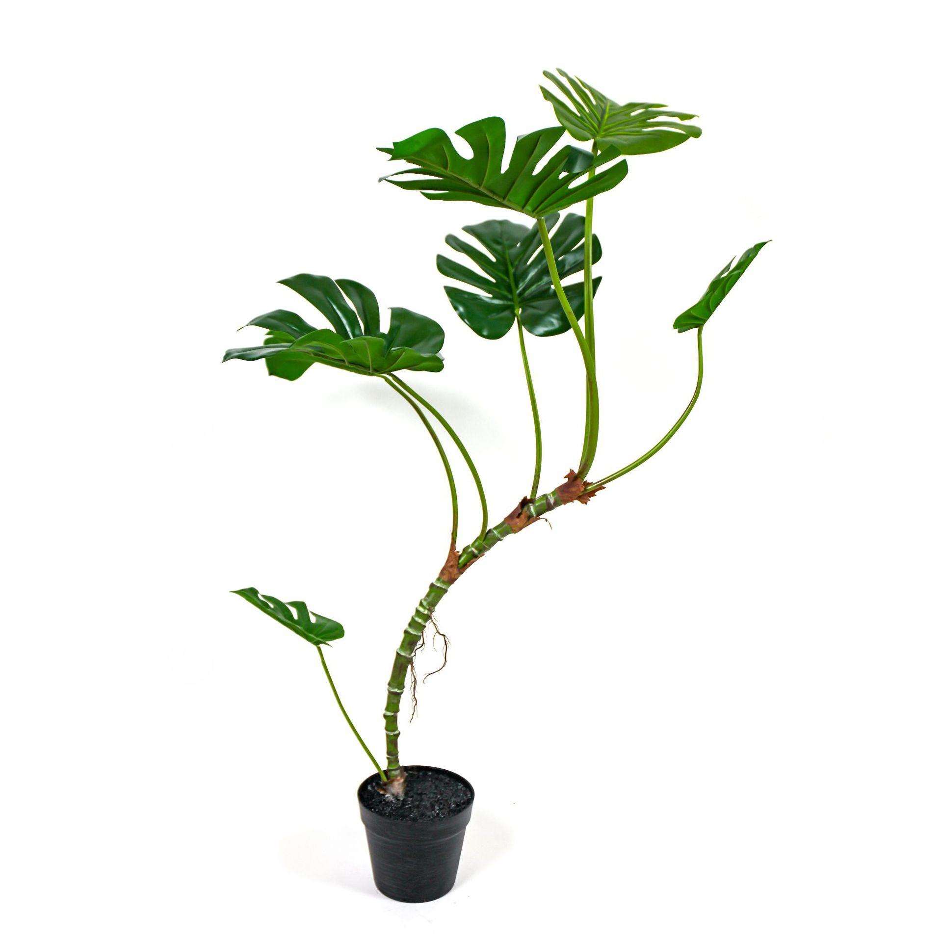 新款北欧仿真龟背树室内大型落地绿植物摆件家居绿植装饰盆栽
