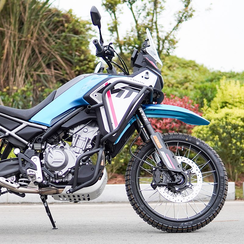 适用春风450MT摩托车护杠保险杠防摔杠改装上下全包围杠改装配件