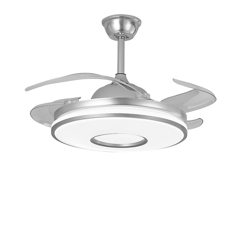 隐形变频风扇灯电风扇吊灯一体餐厅客厅卧室现代吊扇灯48寸大风力