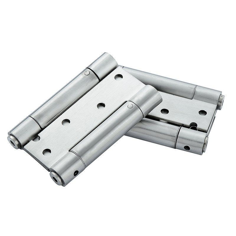 现货4寸不锈钢双向弹簧铰链缓冲阻尼大门防火门双开弹簧合页