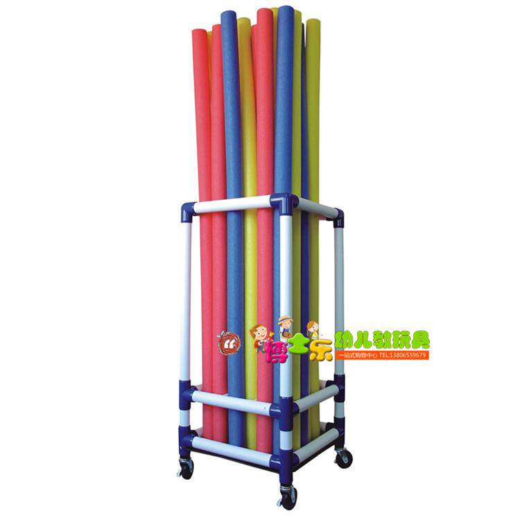 卡乐咪M7666面条棍收纳车幼儿玩具平衡器材感统训练设备