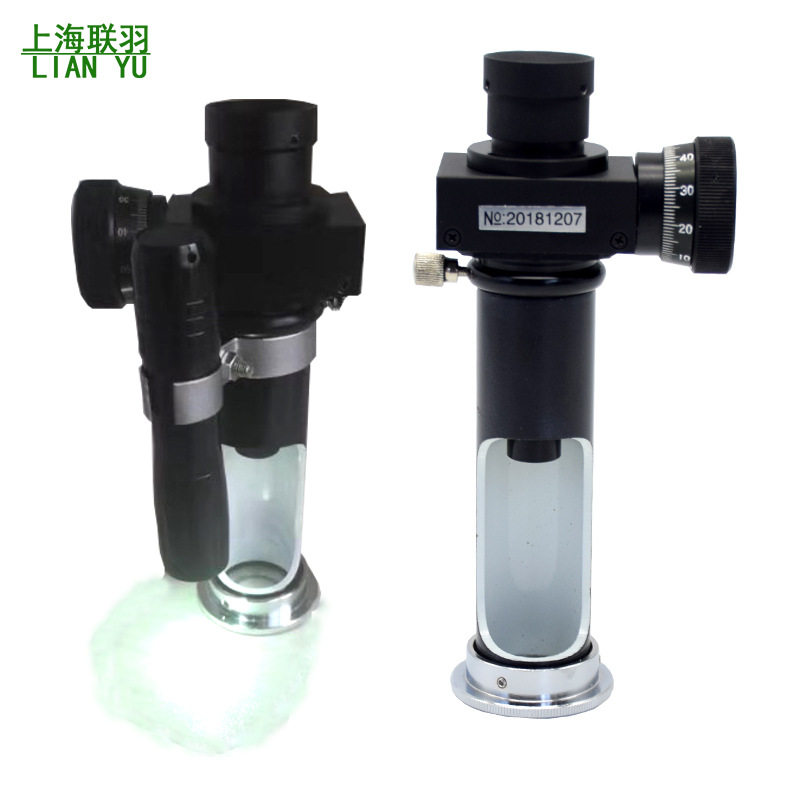 JC-10读数显微镜20倍光学测量显微镜JC-5便携式40x配套布氏硬度计