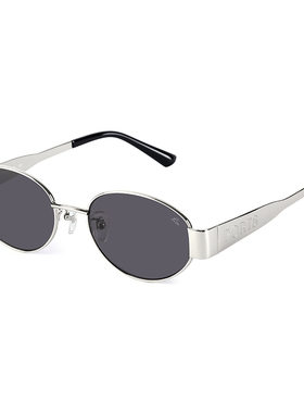 【新品】PORTS椭圆墨镜个性金属老钱风太阳镜防紫外线PSF21606