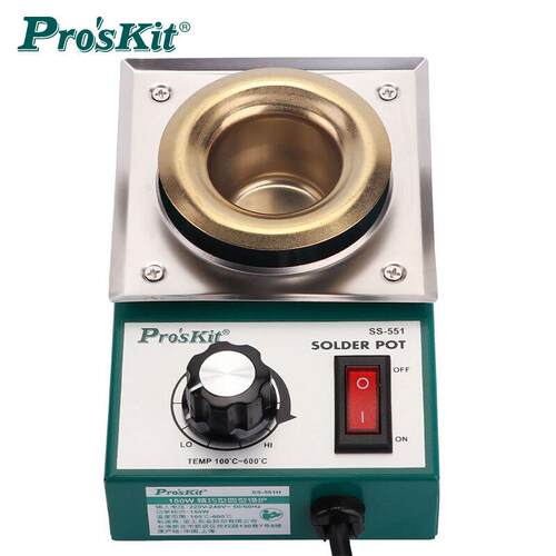 Pro`skit/宝工SS-551H/552H/553H/554H 圆形调温锡炉熔锡炉焊锡锅