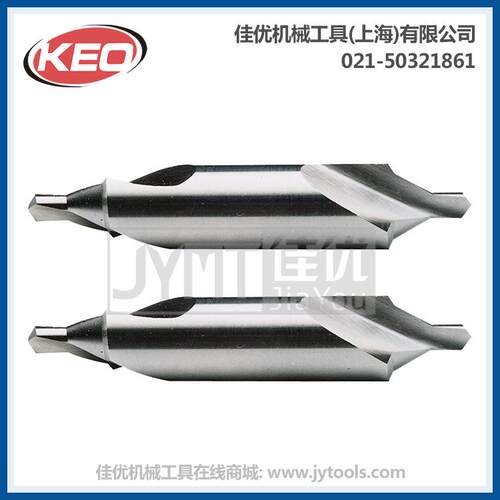 KEO 高速钢带锥形保护的标准中心钻60° #11-#20