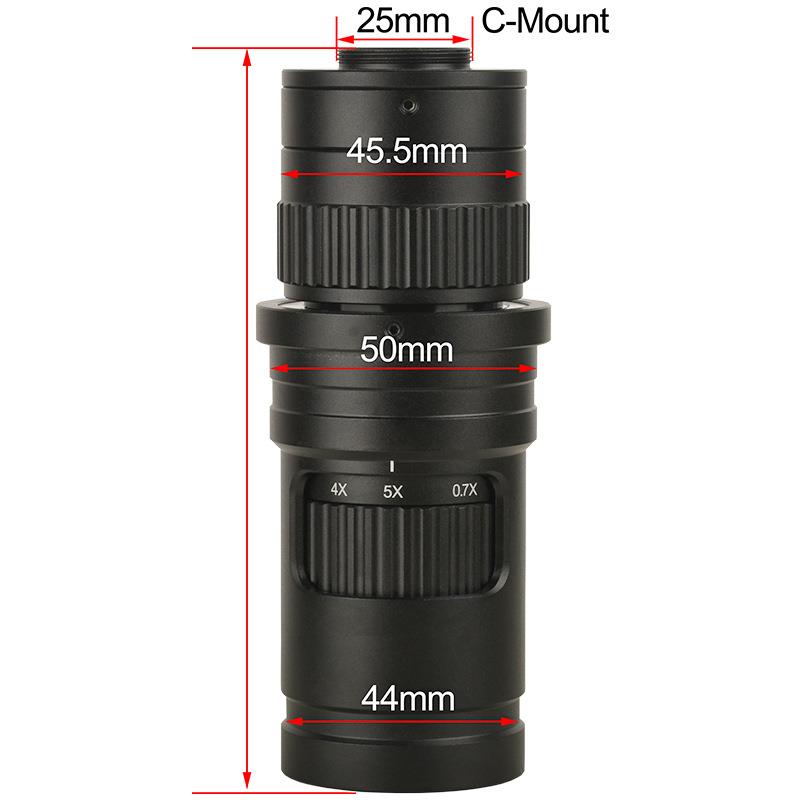 25X-182X高清显微镜镜头 0.7X-5X连续变倍镜头 全程齐焦观察