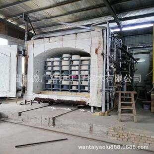 烧成高压电瓷陶瓷砂轮梭式窑炉隧道窑淄博厂家直供1500℃