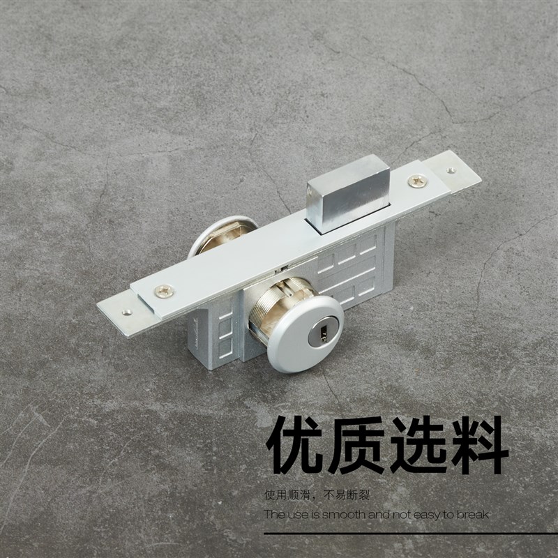 肯德基门锁有框玻璃门锁麦当劳通用锁芯地弹门地锁双面锁 KFC门锁