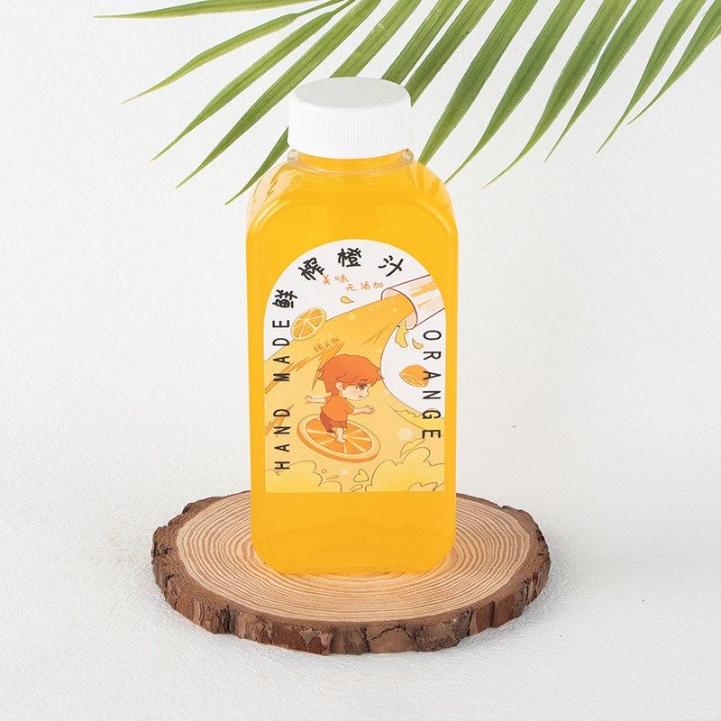 加厚网红350ml-380ml-400ml橙汁塑料瓶透明空瓶果汁奶茶瓶饮料瓶,包装,塑料瓶,淘宝优惠券,粉丝福利购,淘宝优惠卷