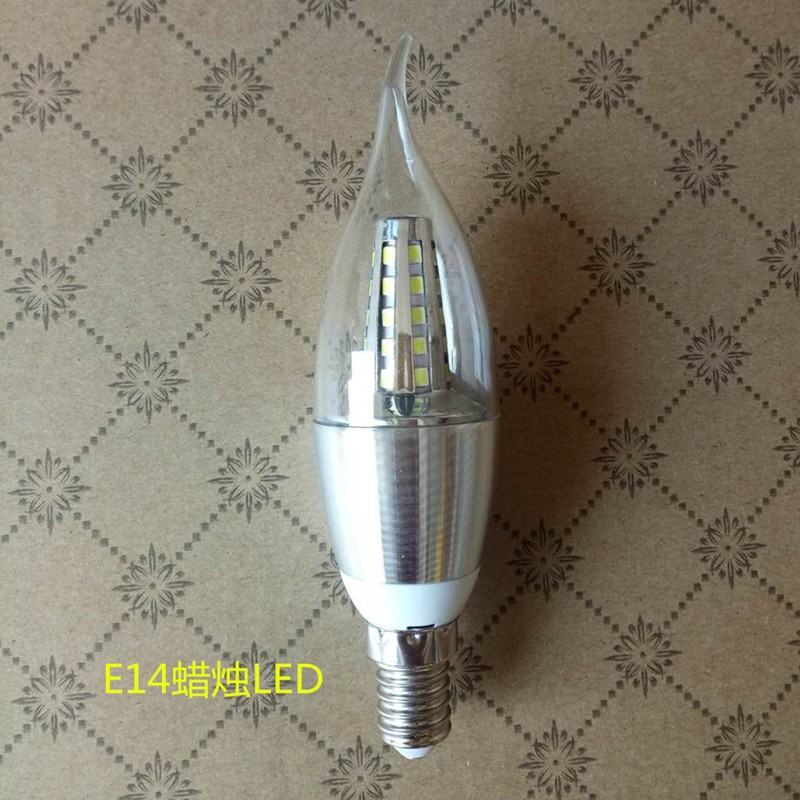 led灯泡超亮三色变光e27E14小螺口12W暖光灯烛泡白光三色变光灯泡