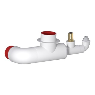 墙排45/90度下水三通厨房排水管道防臭下水器接头洗衣机扫地机