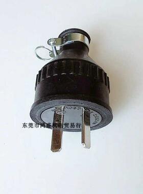 嵘光OLYMPIA台湾T型澳规插头插座20A250V2P系列陶瓷明装工业用黑
