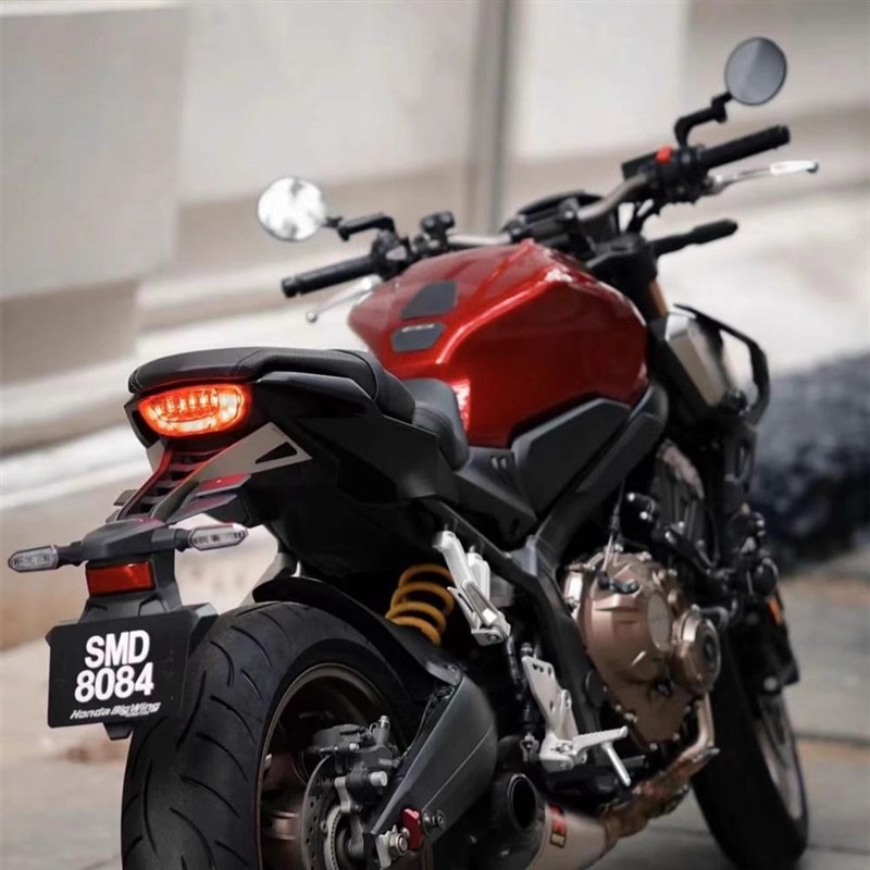 适用于本田CB190SS CB650R CB1000R 400F改装复古反光倒车后视镜