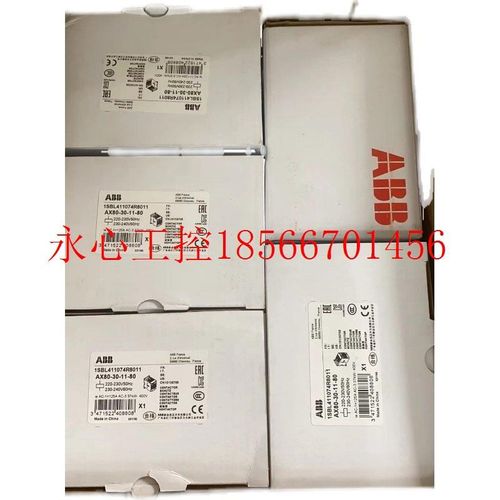 议价AX80-30-11-80 全新原装ABB软启动器 220V 变压器