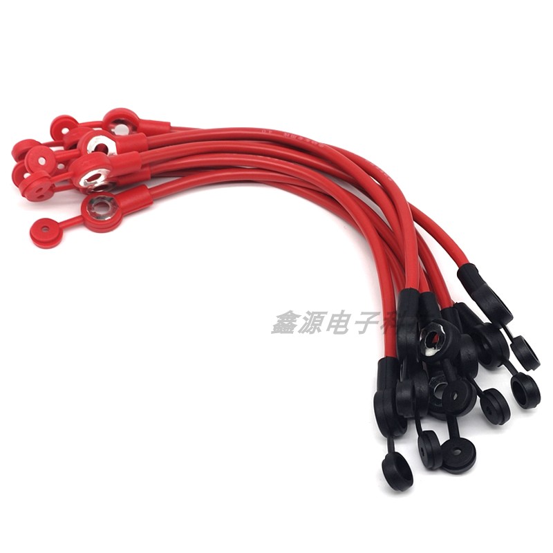 纯铜加粗6平方电动车电瓶车电瓶连接线电池连接线48v60v84v串联线