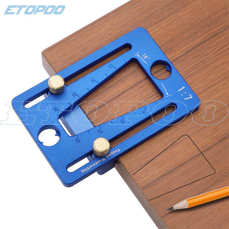 HUOTO燕尾榫规 铝合金划线器 工业间距规划线规画规 木工工具