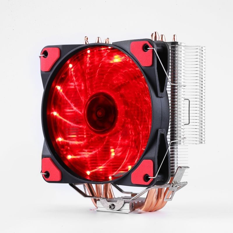 12CM4铜管CPU散热器2011多平台电脑风冷散热器1700 i7 i5静音风扇