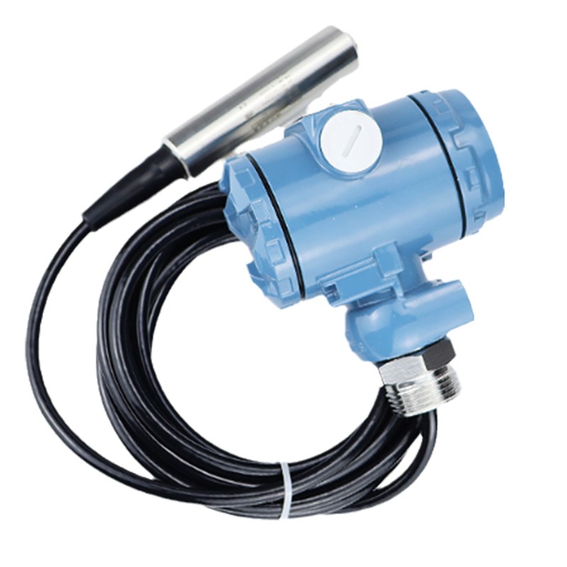 上仪五厂UC-1TX静压式液位变送器 带智能显示4-20mA液体水防腐5米